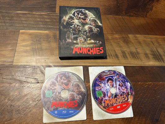 Munchies (Blu ray, WMM, Cover A, Mediabook, Region B, 333 Made, OOP)