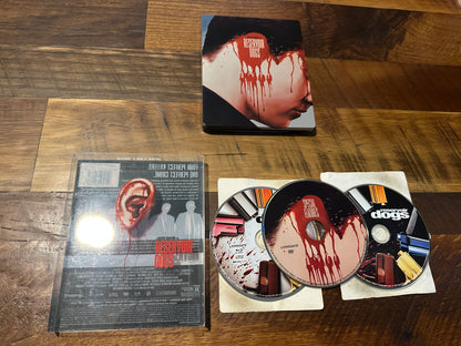 Reservoir Dogs (Blu ray/DVD, Lionsgate, Steelbook, 3 Disc, Slipcover)