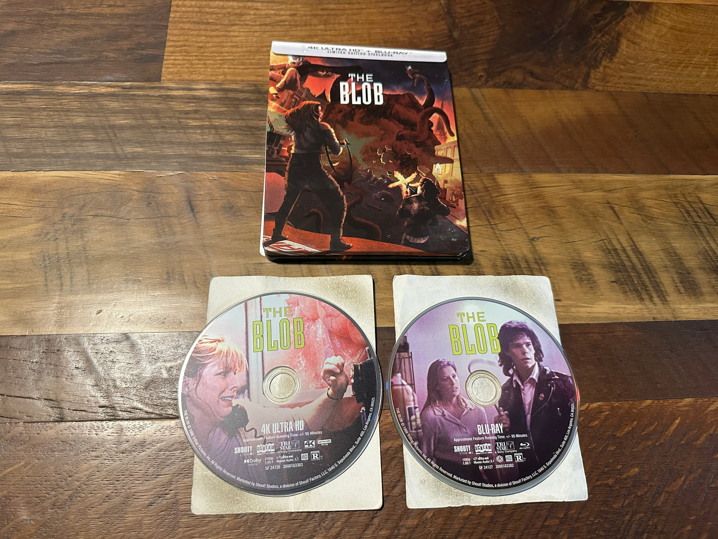 The Blob (4K Ultra HD/Blu ray, Scream Factory, Steelbook, Limited Ed)