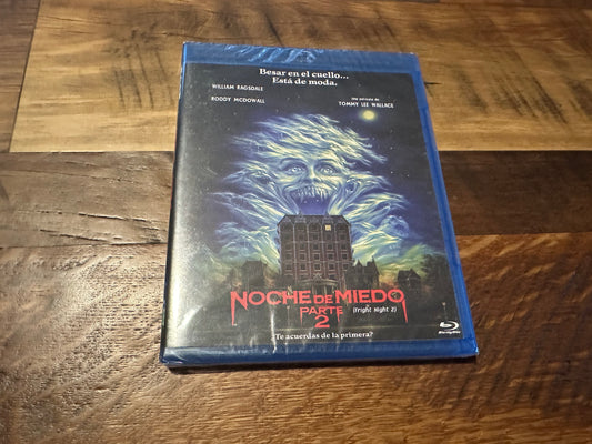 Fright Night Part 2 1988 Blu ray-Official Spain Import-Region Free-NEW