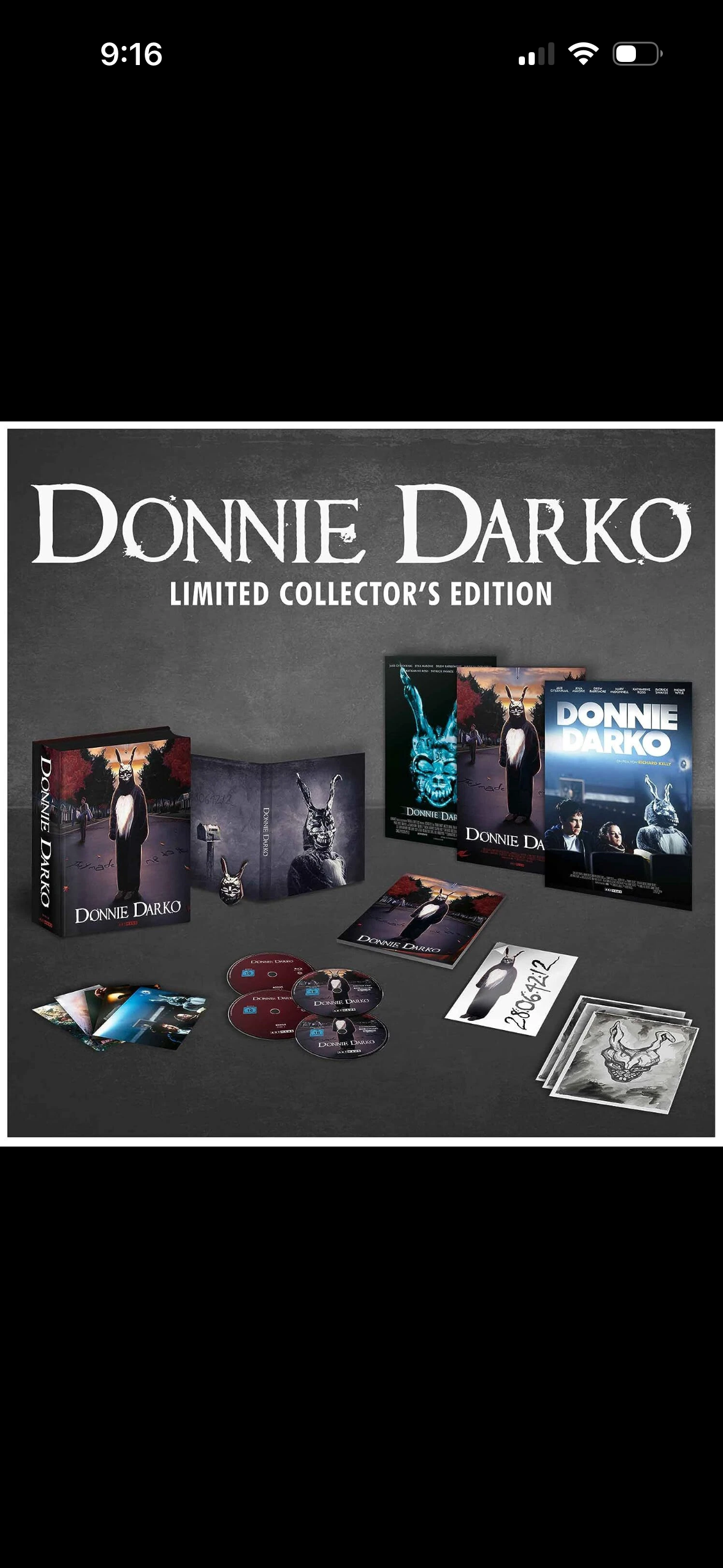 Donnie Darko (4K Ultra HD/Blu ray,   Limited Collector’s Ed, Reg B Blu ray, NEW)