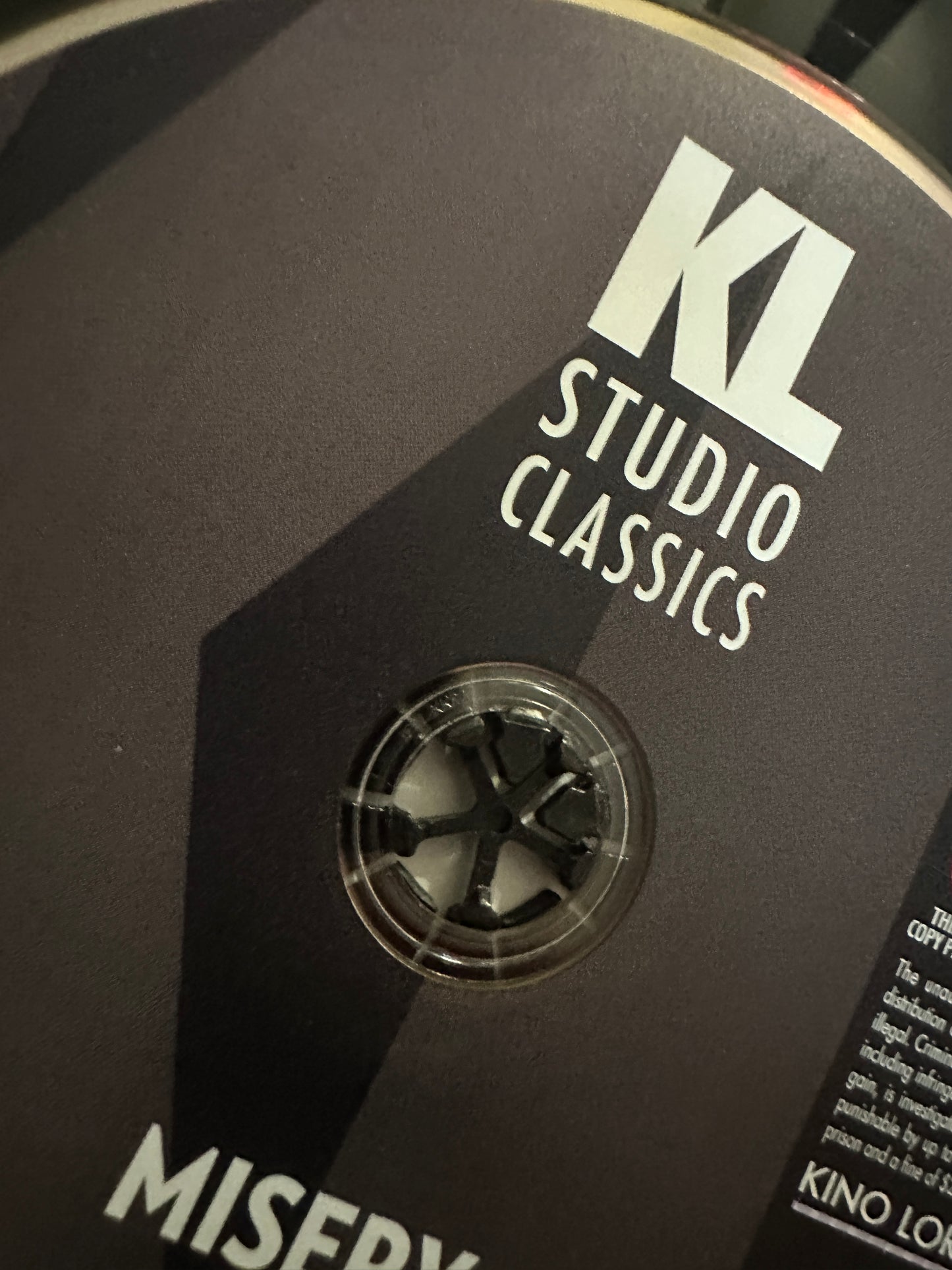 Misery (4K Ultra HD/Blu ray, Kino Lorber, 90’s Horror Classic, 2 Disc)