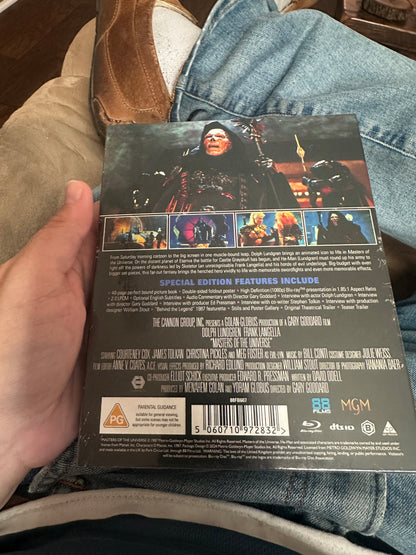 Masters of the Universe 1987 (Blu Ray, 88 Films, Deluxe Special Ed, Region B, Slip, NEW)