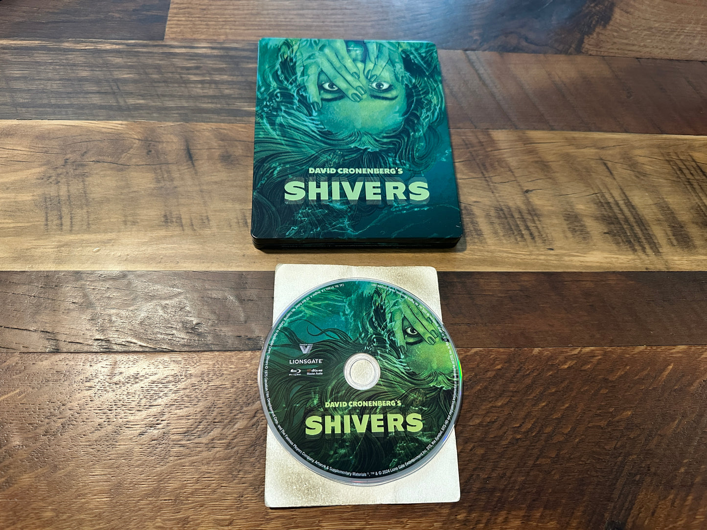Shivers (Blu ray, Vestron Video, Steelbook, David Cronenberg, No Digital)