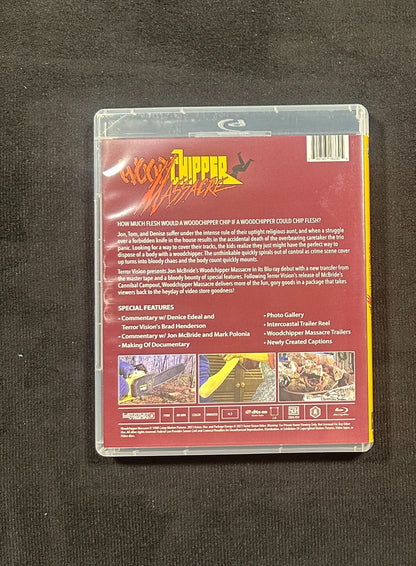 Woodchipper Massacre (Blu-ray, Terror Vision, 80's Horror, Slipcover)