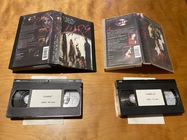 Liars 1 & 2 VHS's - Academy Entertainment - Obscure Horror - Rare