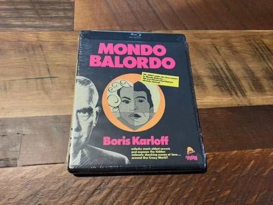 Mondo Balordo Blu ray - Severin Films - 60's Classic - Boris Karloff - NEW