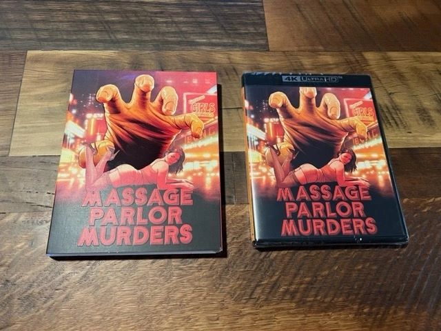 Massage Parlor Murders 4K Ultra HD/Blu ray - Vinegar Syndrome - Slipcover - 70's Classic - NEW