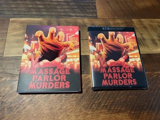 Massage Parlor Murders 4K Ultra HD/Blu ray - Vinegar Syndrome - Slipcover - 70's Classic - NEW