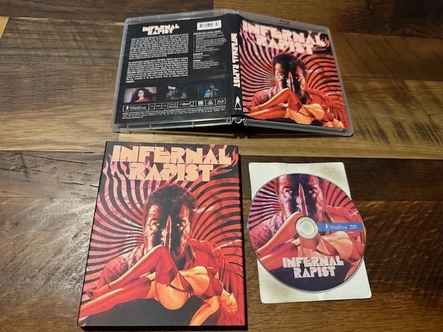 Infernal Rapist Blu ray - Vinegar Syndrome - Slipcover - Restored In 4K - 80's Classic