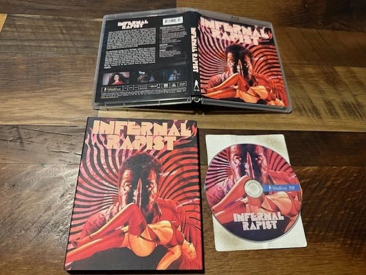 Infernal Rapist Blu ray - Vinegar Syndrome - Slipcover - Restored In 4K - 80's Classic