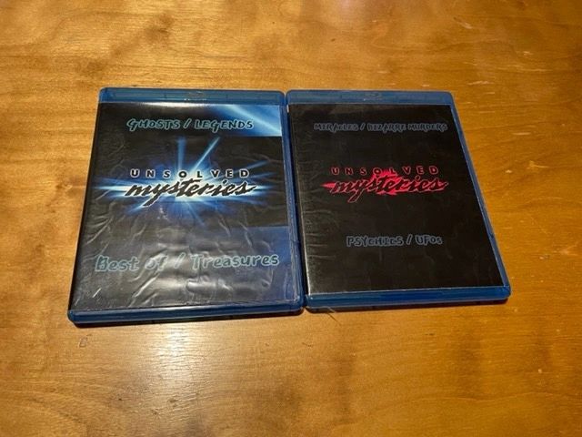 Unsolved Mysteries Collection Blu ray's - 25 DVD Collection On These 4 BD-R's