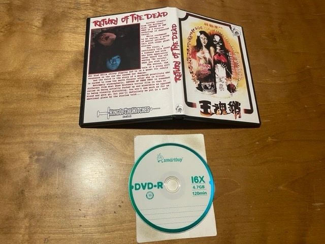 Return Of The Dead DVD-R - King of the Witches - Obscure Foreign Horror