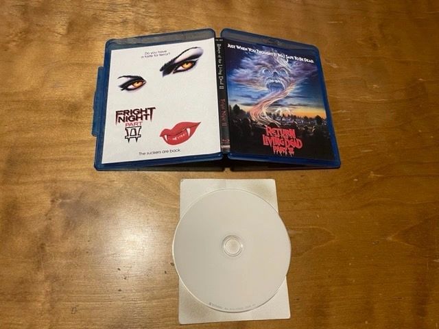 Return of the Living Dead Part II & Fright Night Part II BD-R - 2 Movie Classics