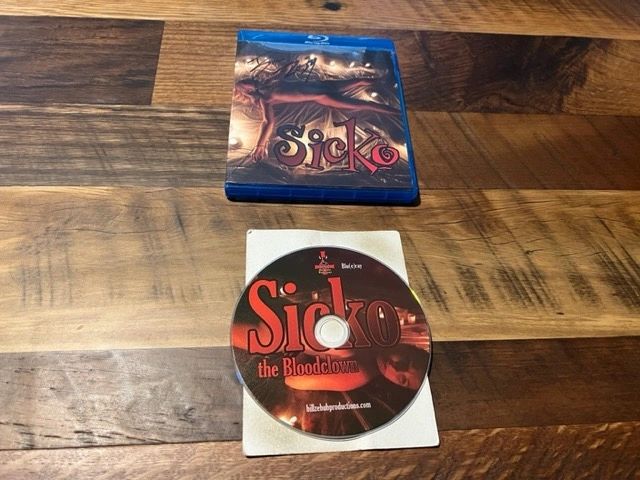 Sicko Blu ray - Bill Zebub Production - Limited Edition Artwork - Signed - OOP