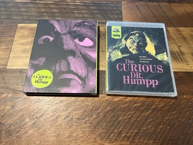 The Curious Dr. Humpp Blu ray - Vinegar Partner Label - Slipcover - NEW/Sealed