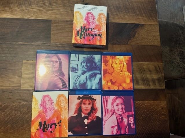 The Mary Millington Movie Collection Blu ray - Boxset - 3000 Made - OOP - Rare