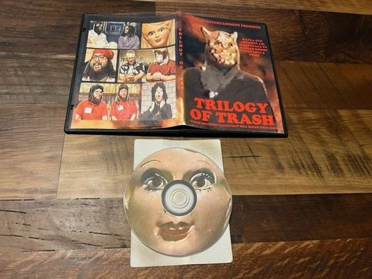 Trilogy Of Trash DVD-R - Dungeon Entertinament - Obscure Horror - OOP - Rare