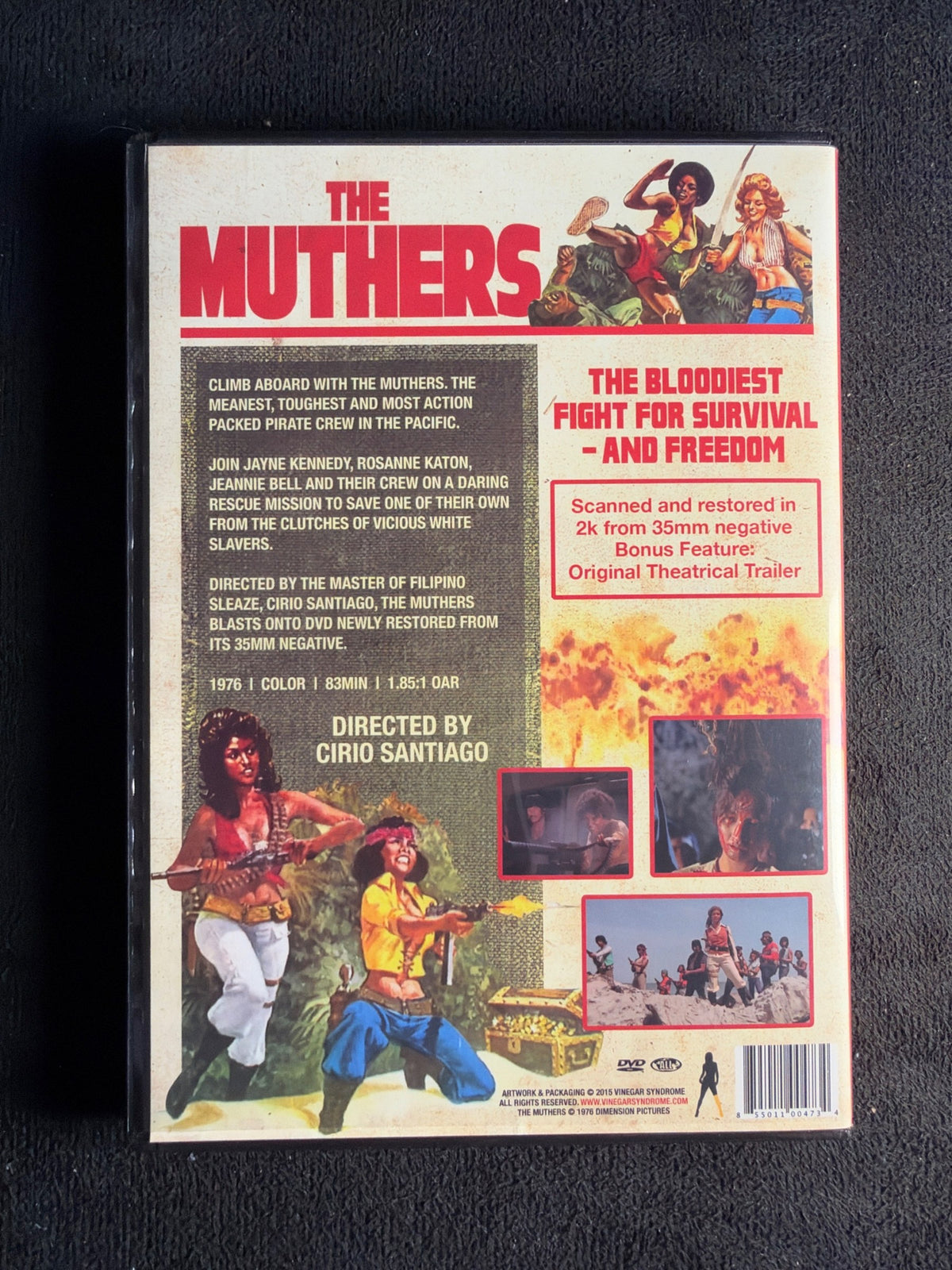 The Muthers (DVD, Vinegar Syndrome, 70's Classic, Widescreen)