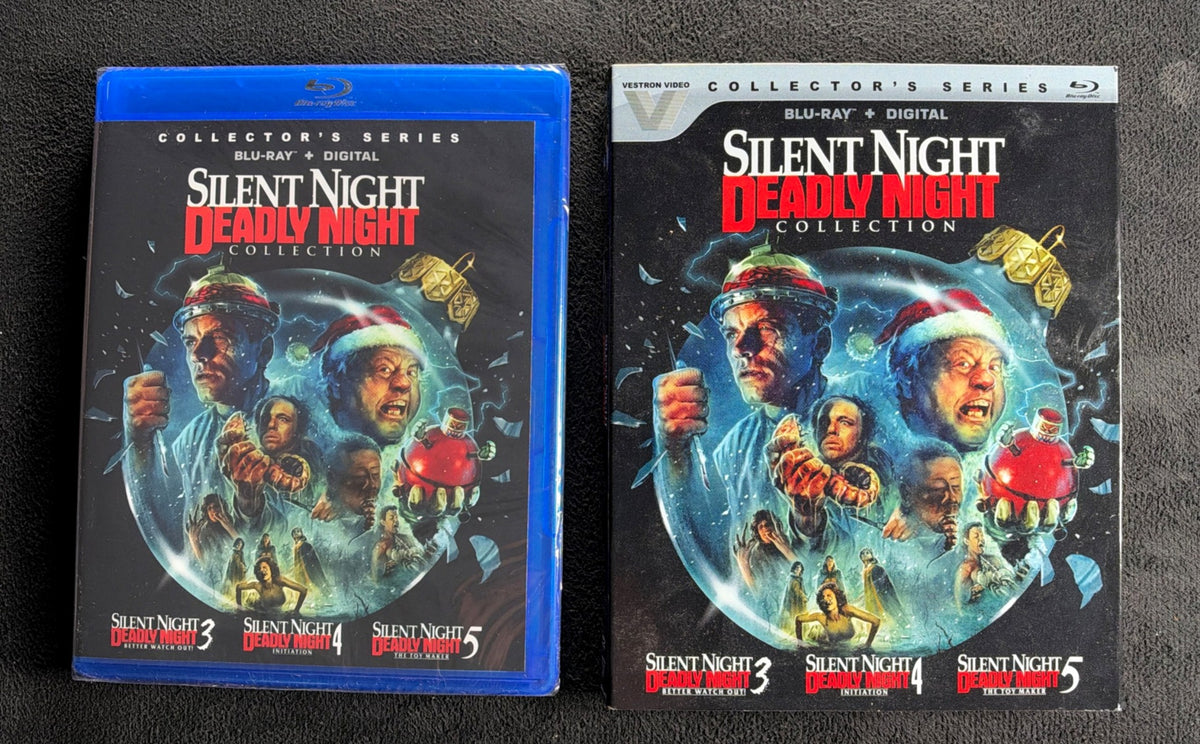 Silent Night, Deadly Night Collection (Blu-ray, Vestron Video, Slipcover, NEW)