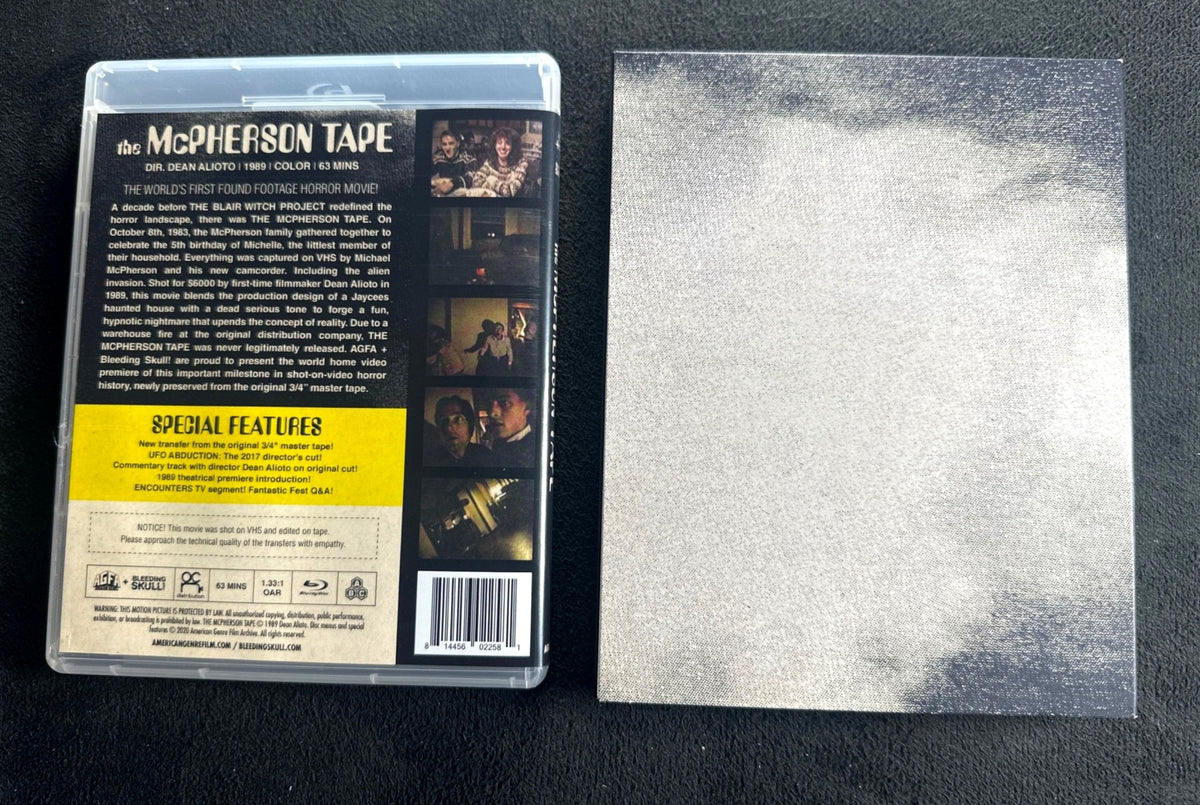 The McPherson Tape (Blu-ray, Vinegar Syndrome Partner Label, Slipcover)