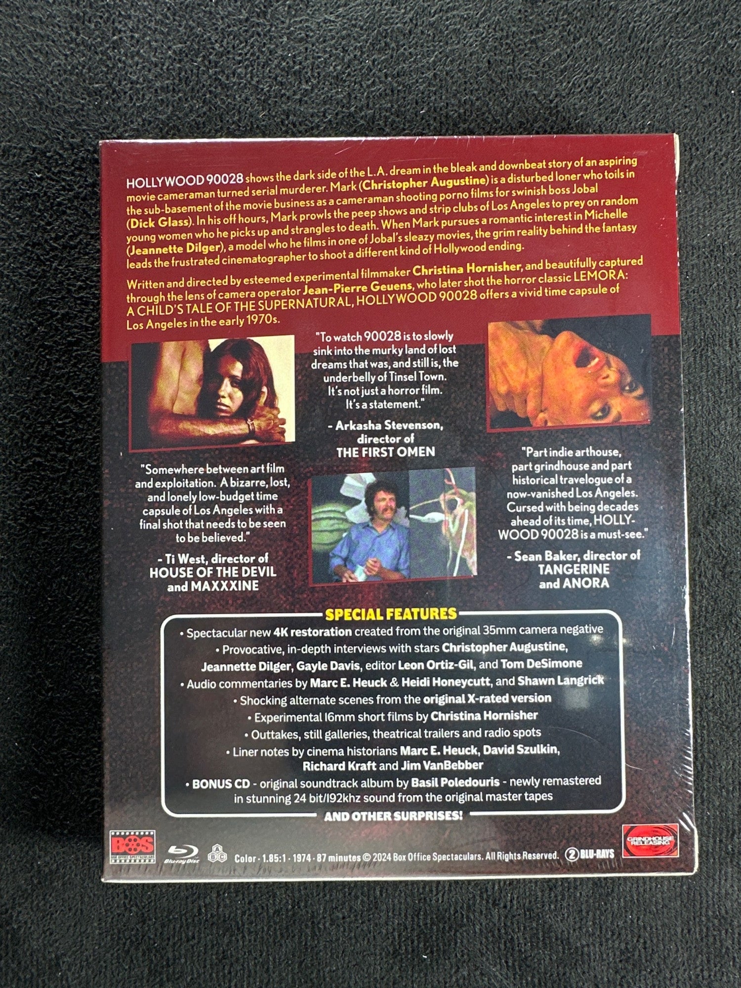 Hollywood 90028 (Blu-ray, Grindhouse Releasing, Slipcase, NEW/Sealed)