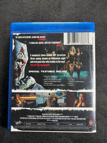 Terrifier (Blu-ray, Epic Pictures, Classic Clown Horror, Widescreen)