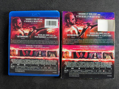 Mandy (Blu-ray, RLJE Films, Slipcover, Nicholas Cage Classic)