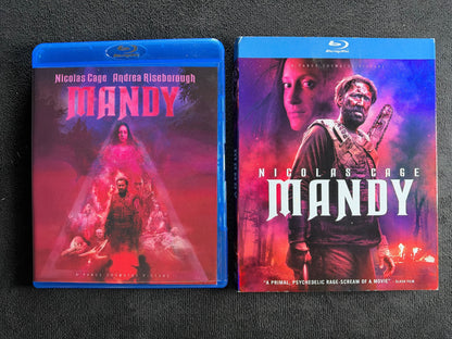 Mandy (Blu-ray, RLJE Films, Slipcover, Nicholas Cage Classic)