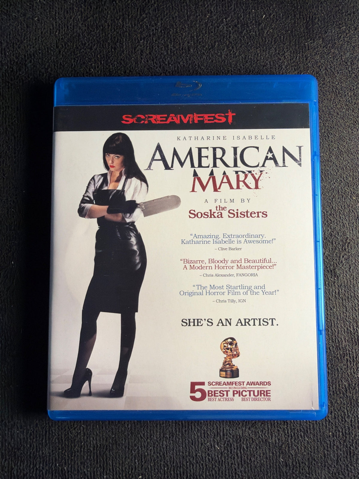 American Mary (Blu-ray, XLrator Media, 2013 Horror, Widescreen)