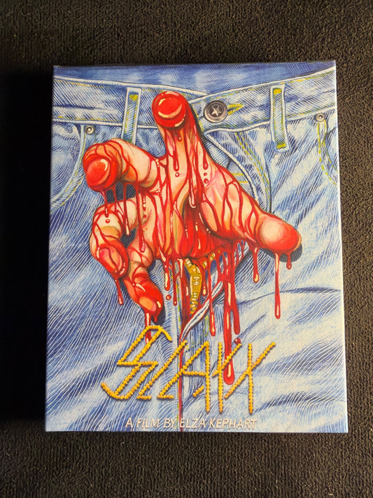 Slaxx (Blu-ray, Vinegar Syndrome Partner Label, Slipcover, NEW/Sealed)