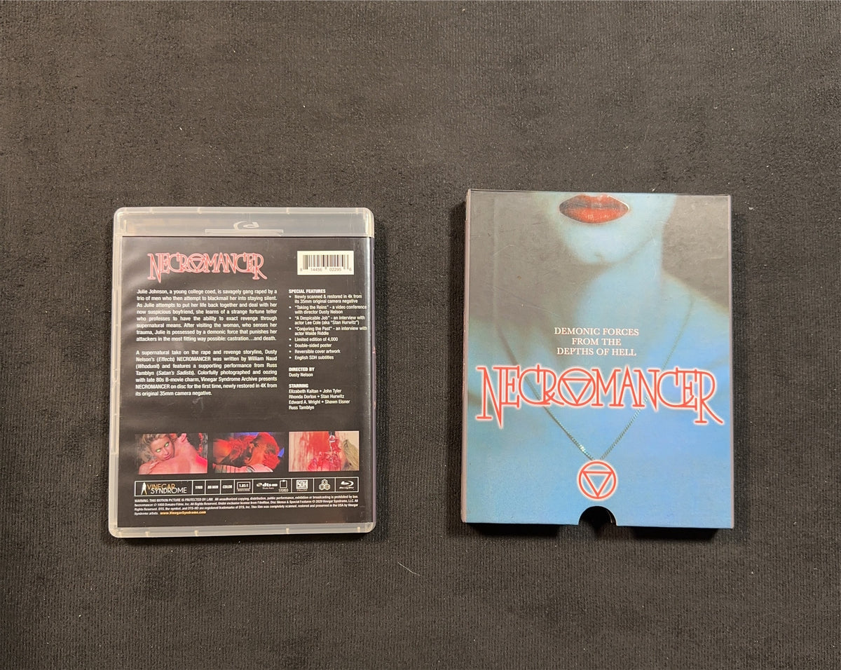 Necromancer (Blu-ray, Vinegar Syndrome, Slipcover, 80's Classic Horror)