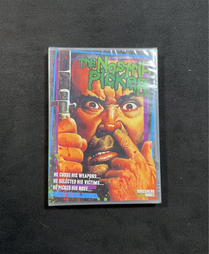 The Nostril Picker Killer (DVD, Massacre Video, Obscure , Rare, NEW/Sealed)