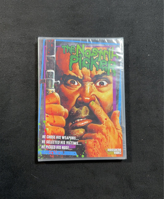 The Nostril Picker Killer (DVD, Massacre Video, Obscure , Rare, NEW/Sealed)