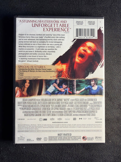 Martyrs 2008 (DVD, Genius Products, Classic Horror, Widescreen)