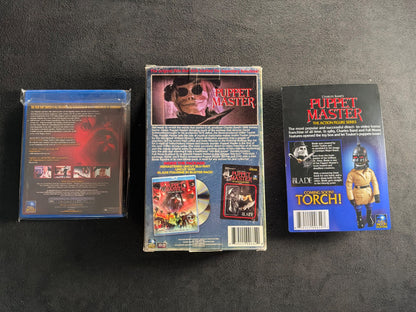 Puppet Master (Blu-ray, Full Moon Pictures, VHS Packaging, Figure)