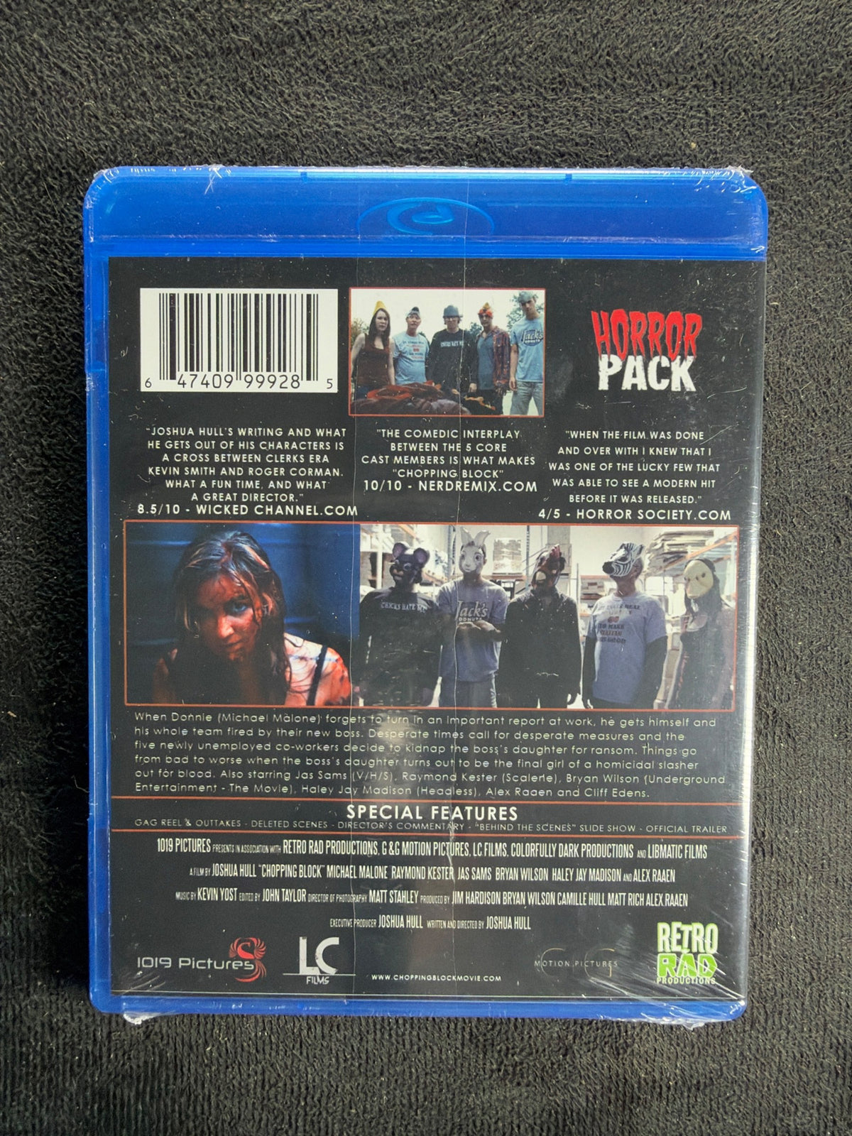 Chopping Block (Blu-ray, HorrorPack, 2016 Horror, Widescreen, NEW/Sealed)