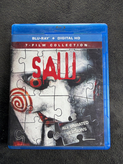 Saw: 7-Film Collection (Blu-ray, Lionsgate, Classic Horror Series, No Digital)