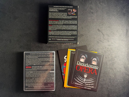 Dario Argento Box Set: The Symphony of Fear (Blu-ray, Slipcase. 3 Movies)