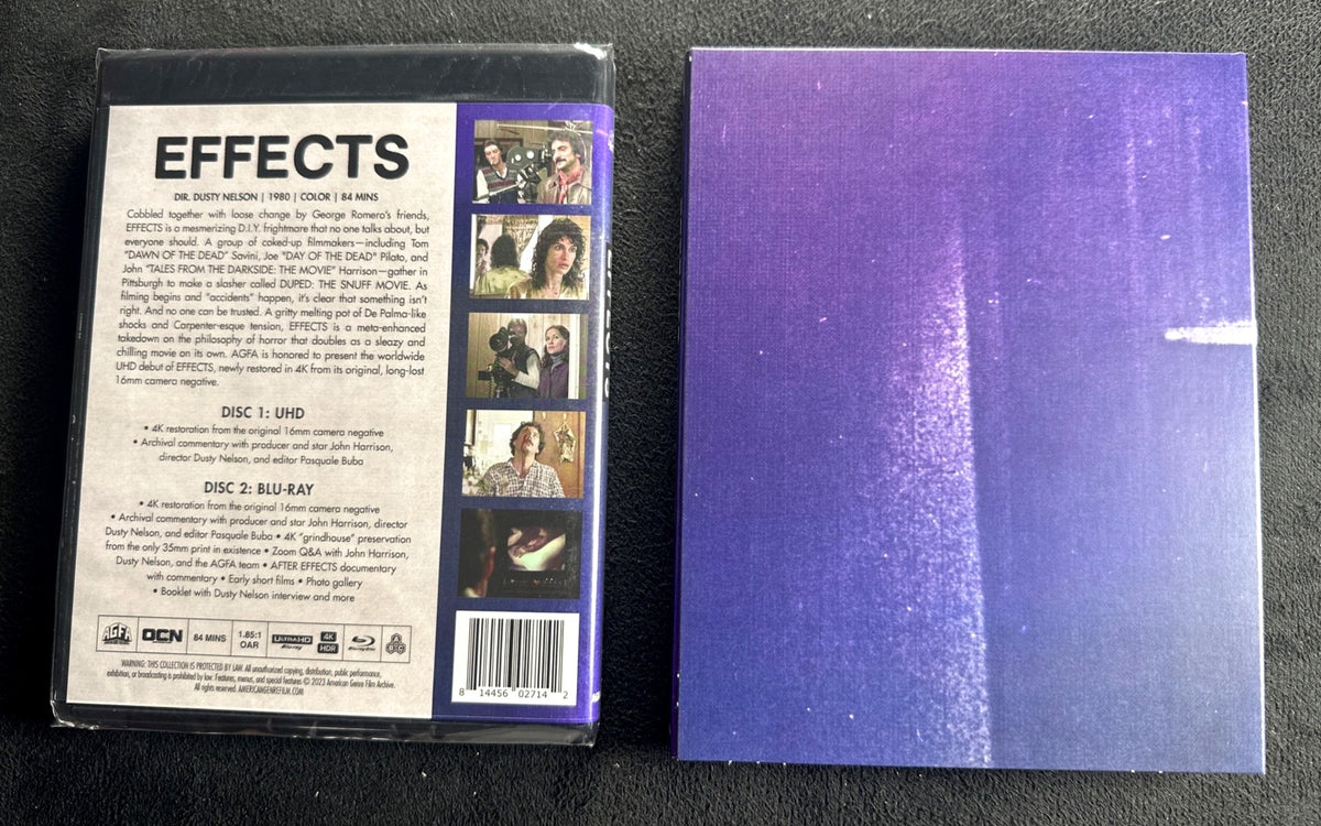 Effects (4K UHD, Vinegar Syndrome Partner Label, Slipcover, NEW/Sealed)