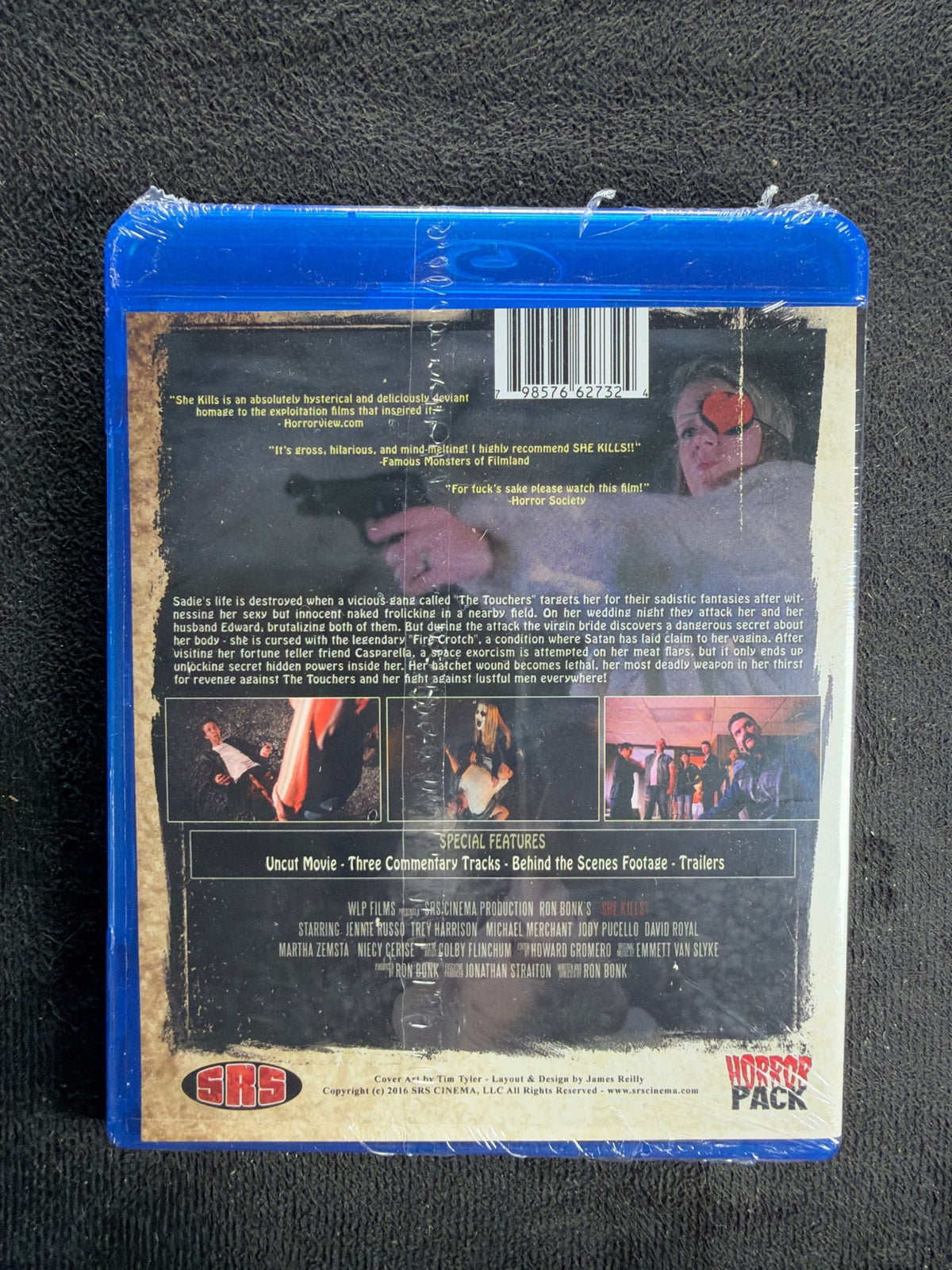 She Kills (Blu-ray, HorrorPack, 2016 Horror, Widescreen, NEW/Sealed)