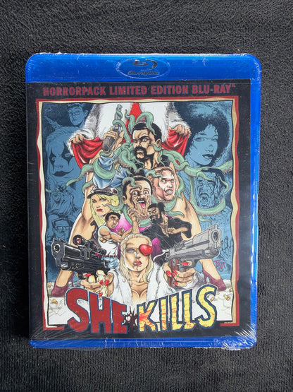 She Kills (Blu-ray, HorrorPack, 2016 Horror, Widescreen, NEW/Sealed)
