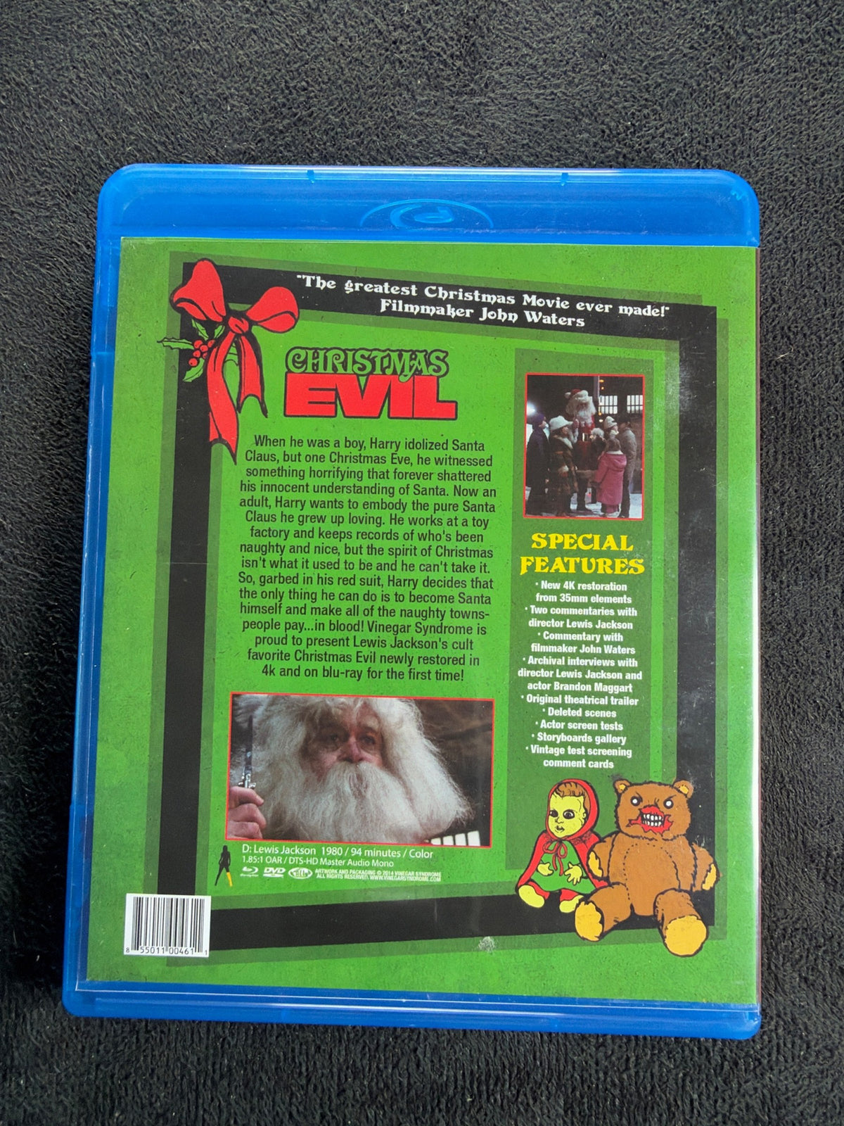 Christmas Evil (Blu-ray, Vinegar Syndrome, 80's Classic Horror, Widescreen)
