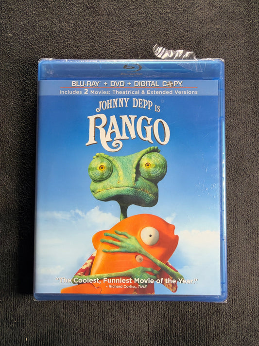 Rango (Blu-ray, Paramount Pictures, Widescreen, NEW/Sealed)