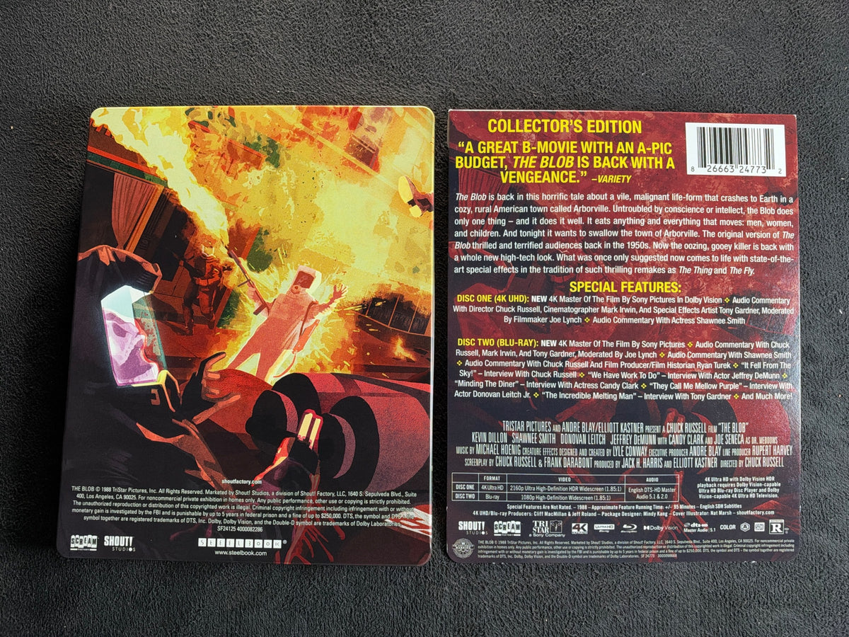 The Blob (4K Ultra HD, Scream Factory, 80's Horror Classic, Widescreen)