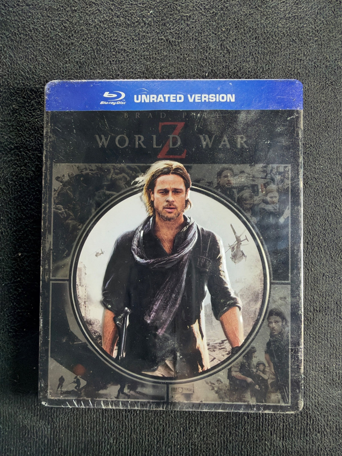 World War Z (Blu-ray, Paramount, MetalPak/Steelbook, NEW/Sealed)