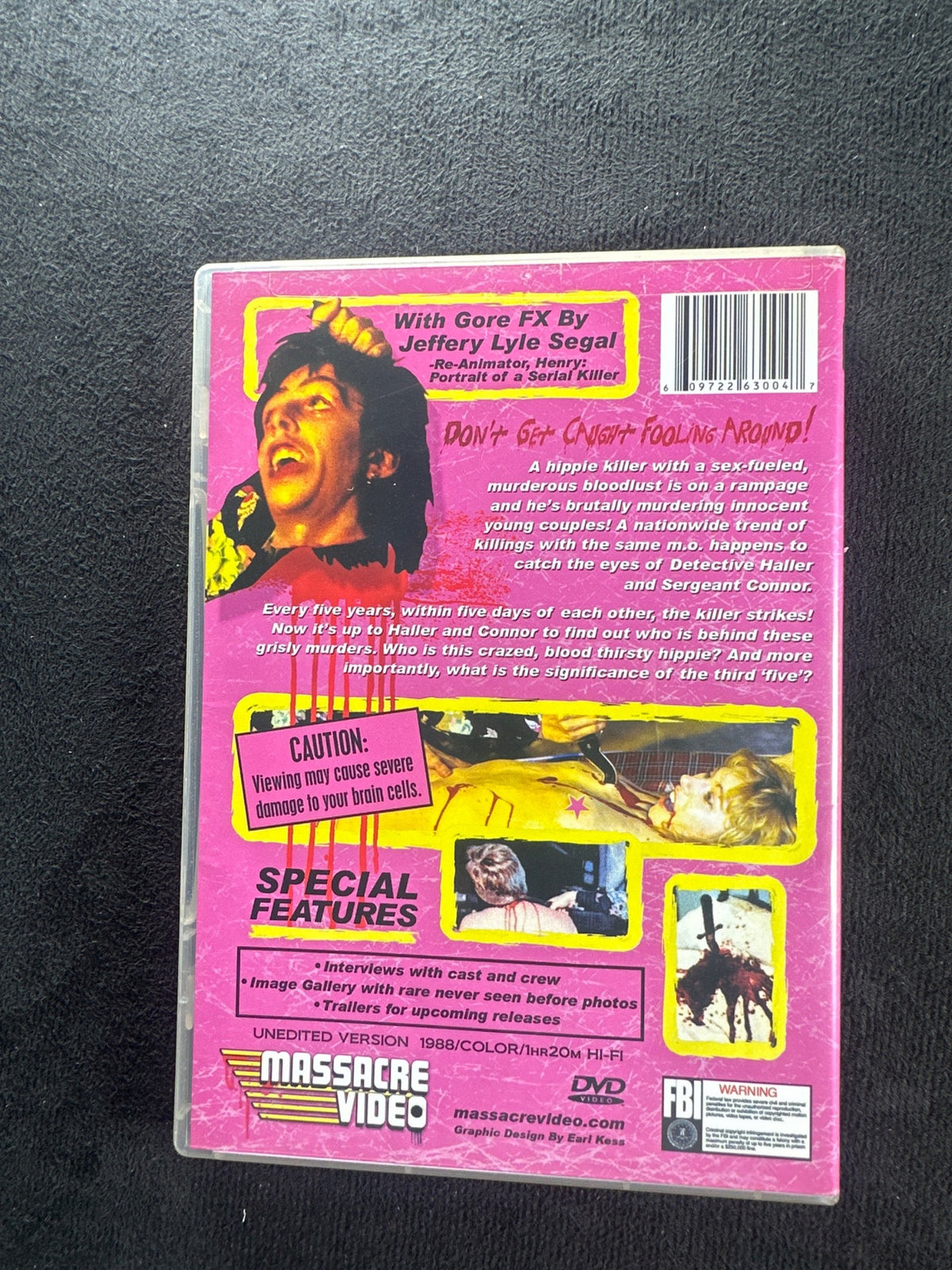 555 (DVD, Massacre Video, 80's SOV Horror Classic)