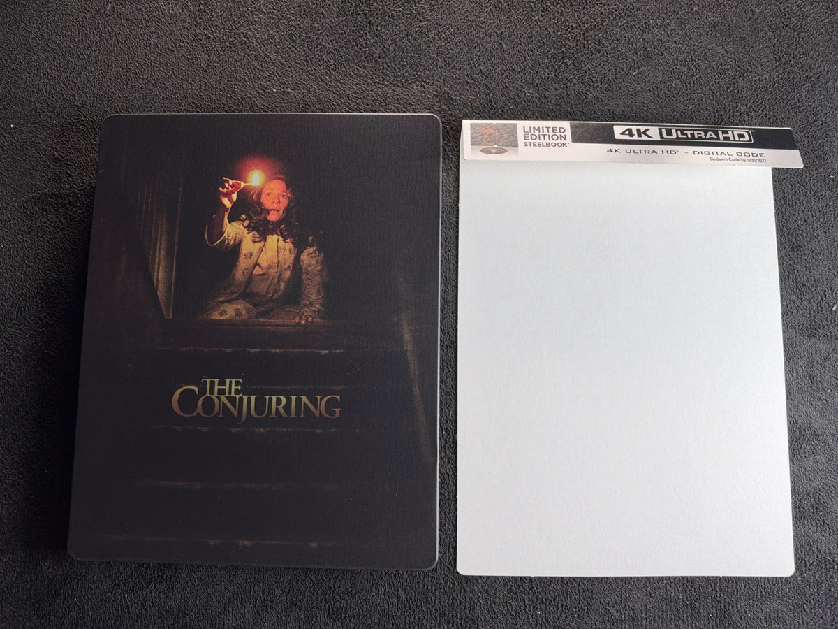 The Conjuring (4K Ultra HD, Warner Bros), Steelbook, No Digital)