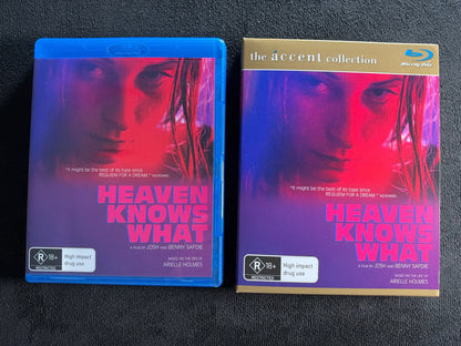 Heaven Knows What  (Blu-ray, Accent Film Entertainment, Region B, Slipcase))