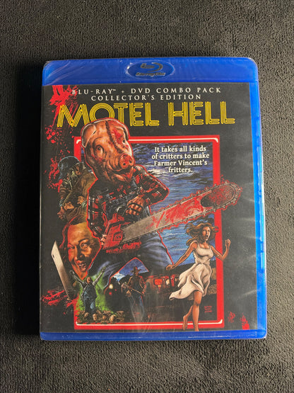 Motel Hell (Blu-ray, Scream Factory, 80's Horror Classic, NEW/Sealed)